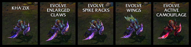 Archivo:Khazix Evolution Forms.jpg