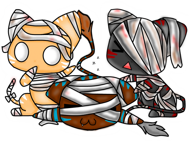 File:Nhan-Fiction Mummy cat chibis.png