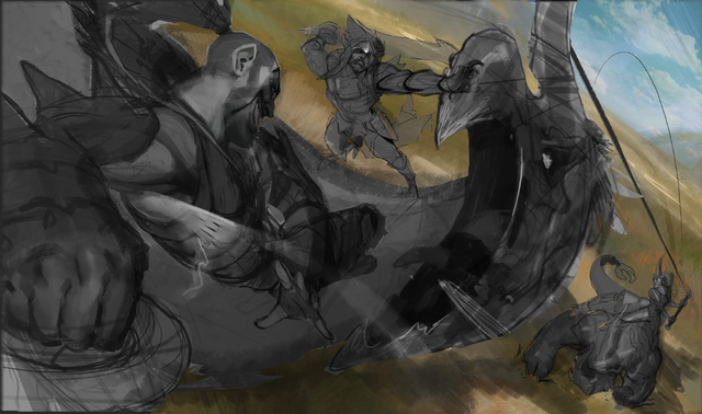 File:Beast Hunter Splash Concept.png