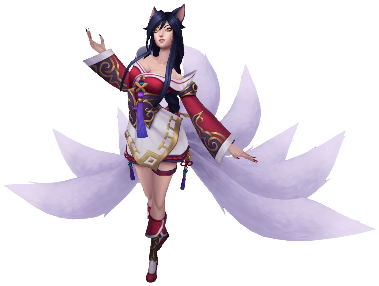 Ahri is a playable character in the popular online game League of Legends. She is known for her blonde hair and seductive charm.
2. Ahri - Champions - Universe of League of Legends - wide 4