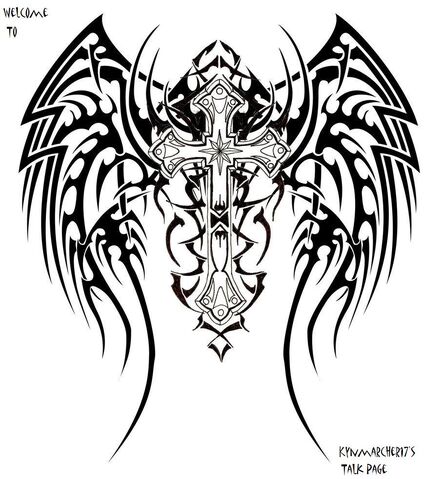File:Tribal Wings Cross design by twzted.jpg