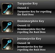 Raid keys