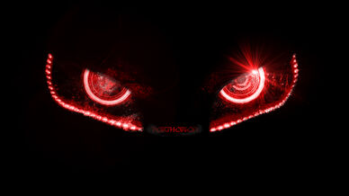Badass evil robotic eyes without lines by porthorion-d6ia46z