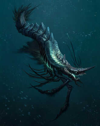 Alien sea creature by yefumm-d5hmb31