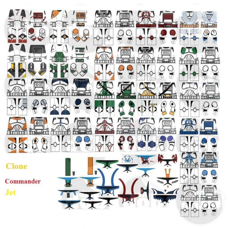 User blogClone Commander Jet/Clone decals (actual size) Brickipedia