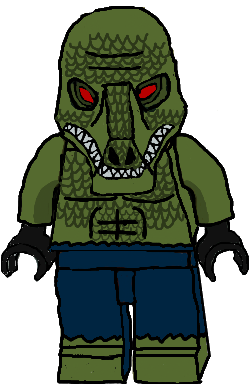 lego killer croc custom