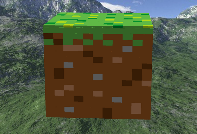 File:Minecraft grass block.png