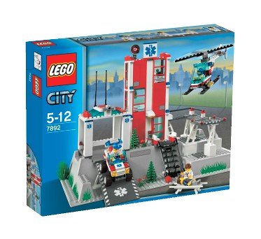 lego hospital 7892 amazon sets toys pieces building minifigures patient canada legos database truck wikia krankenhaus games nurse rooms helicopter