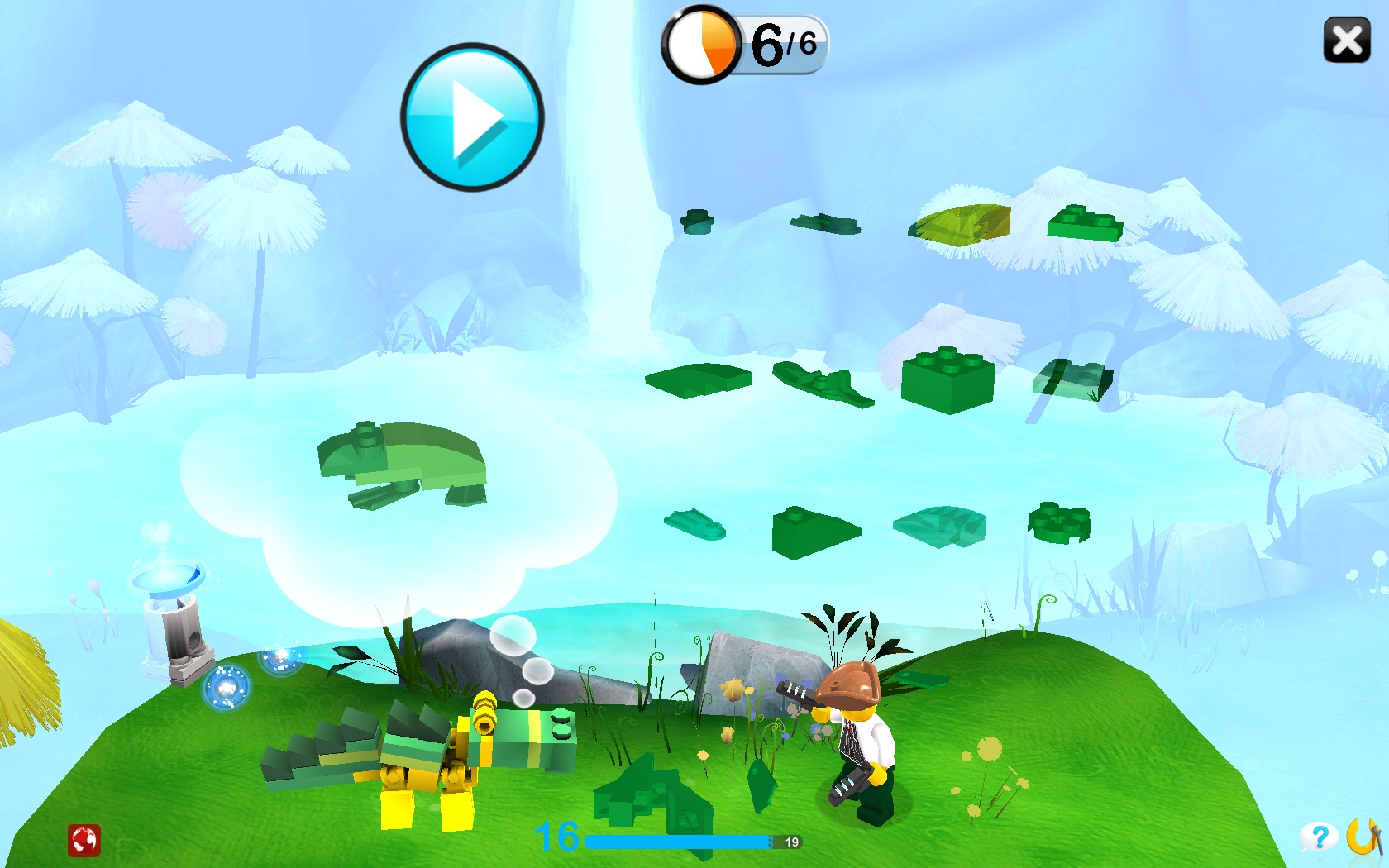 lego worlds red frog lego worlds red frog