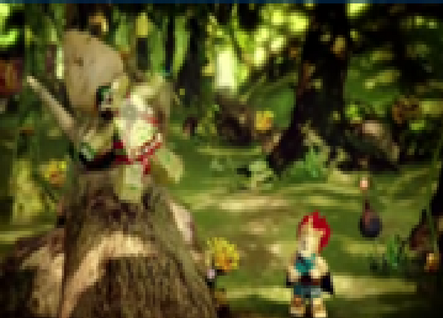 Archivo:Laval looking at Cragger, who has a beehive stuck on his head..png
