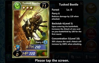Tusked Beetle