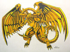 Winged Dragon of Ra by silana