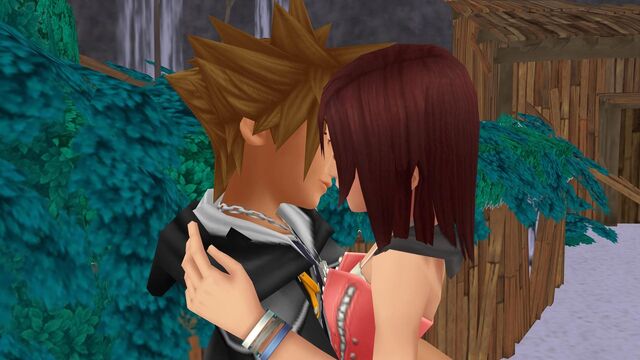 File:Kairi and sora kissing by ourbleedingshadow-d6i7snq.jpg