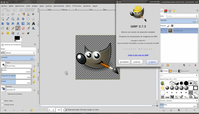 Archivo:Gimp Screenshot.png