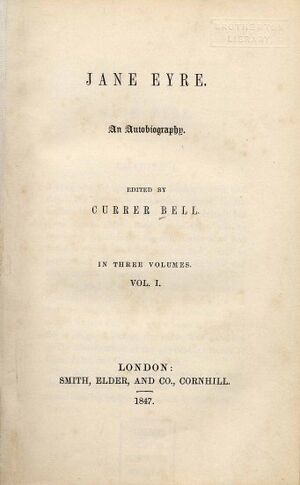 Jane Eyre title page