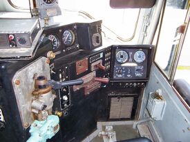 UP Centennial control stand