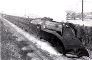 JGR C5343 hauling train