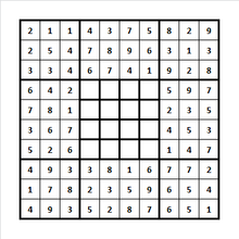 Heyawake Hitori Example