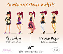 Auriana stage outfits - 1