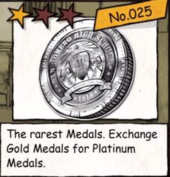 Platinum medals