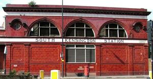 South Kensington station building