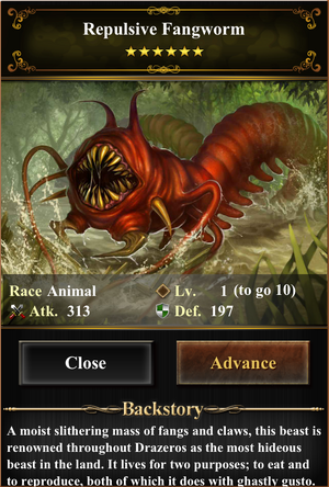 Repulsive Fangworm