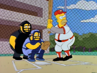 Homer bateando