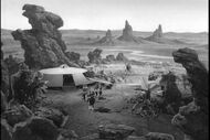 Long Shot of Campsite