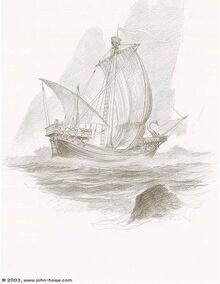 John Howe - Earendil's Ship