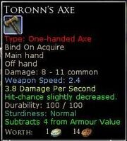 ToronnsAxe
