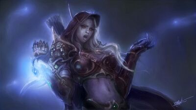 Sylvanas Fallen by TheFirstAngel