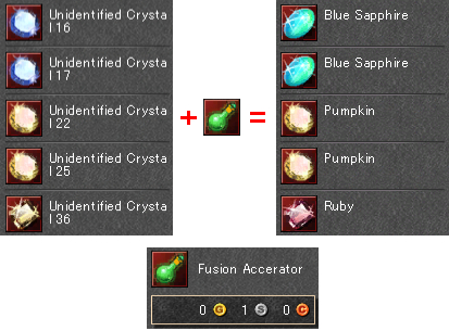 Identify the unidentified crystals