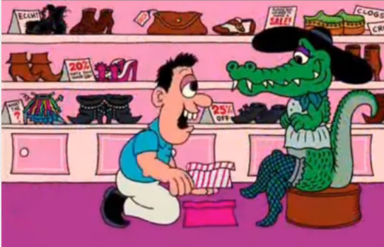 38  Crocodile shoes tv series for Girls