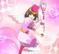 Hikari no Yousei 5 Honoka transformation pose