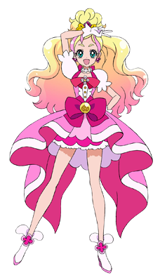 Image - Go! Princess Pretty Cure Cure Flora pose5.png | Magical Girl ...