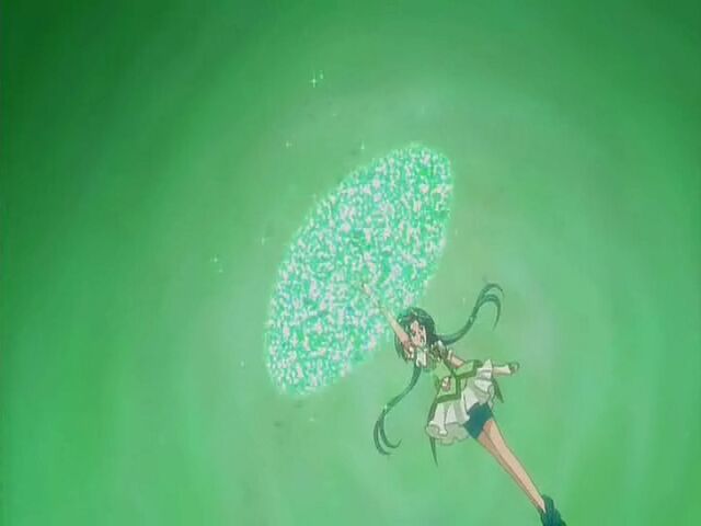 File:Yes! Pretty Cure 5 GoGo! Cure Mint using the Emerald Saucer attack.jpg