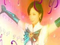 Bishoujo Kamen Poitrine Movie transforming