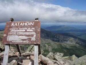 M katahdin sign