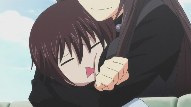 File:Momoyo and Yamato- Chest Hugging!.jpg