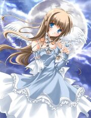 Snow moon angel