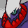 Cara de Darkrai fondo gris