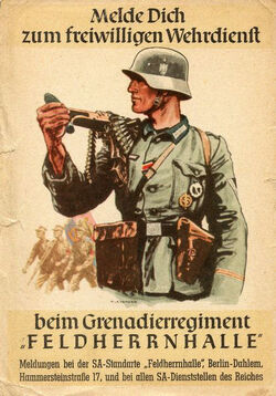 Recruitment poster Neubayern