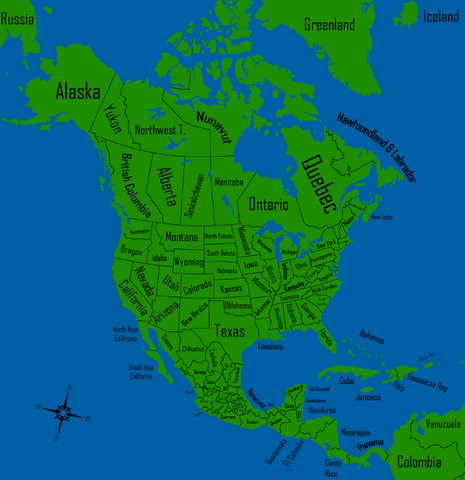 Archivo:North America States with names.png