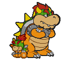 Picture paper bowser and jr