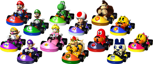 Image - List of Mario Kart GP characters..jpg | Mario Kart Racing Wiki