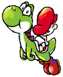 130px-SMA3 Yoshi and Baby Mario 2