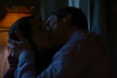 Miranda and Jax kiss