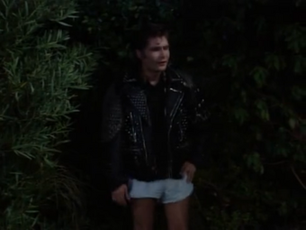 Married With Children T-R-A-Something-Something Spells Tramp (Corey Feldman) Ralph in his boxer shorts