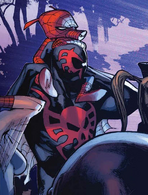 Miguel O'Hara (Tierra-928) y Peter Porker (Tierra-25) en Amazing Spider-Man Vol 3 9