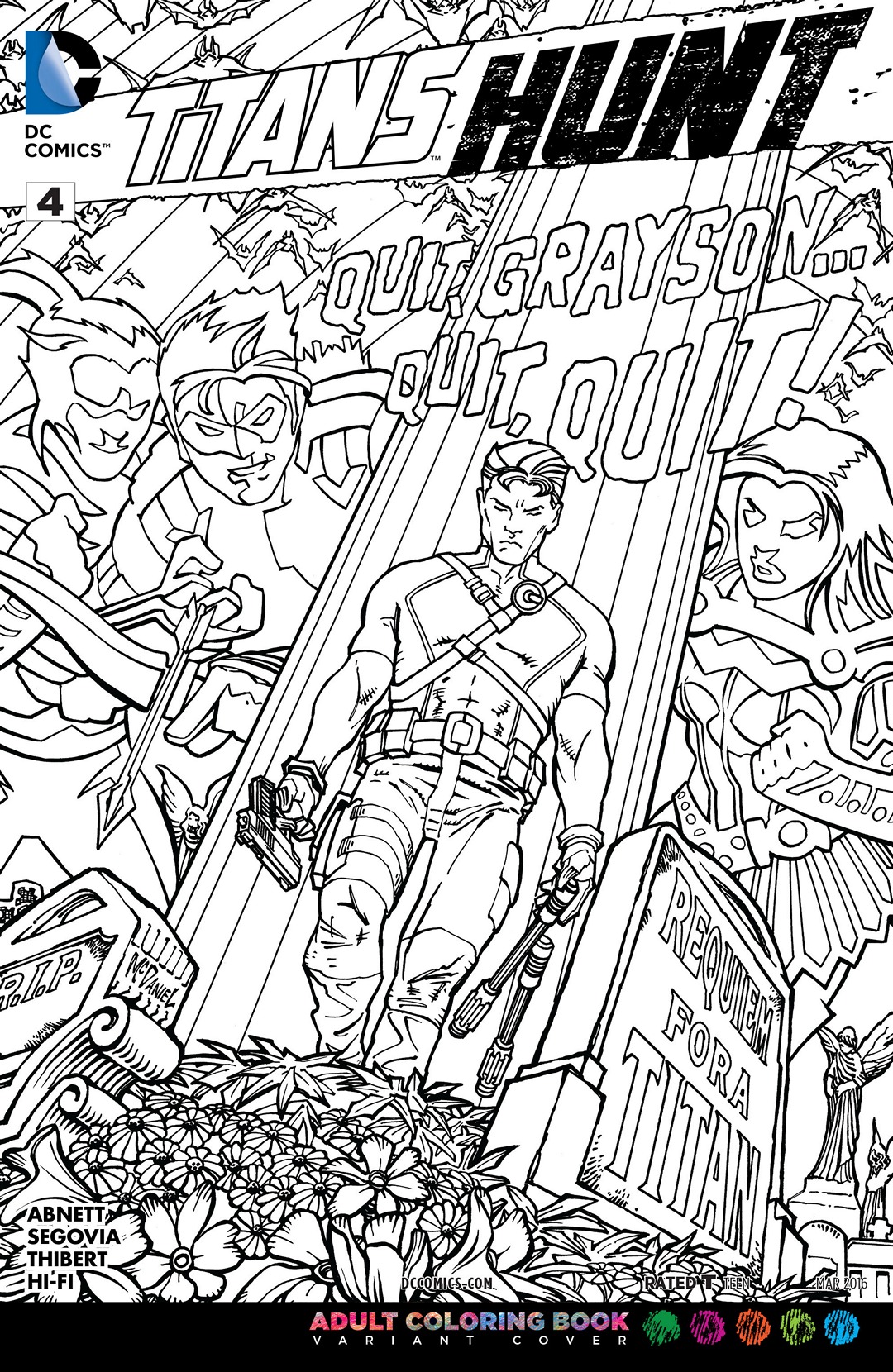 Simple Comic Book Cover Coloring Pages for Kids